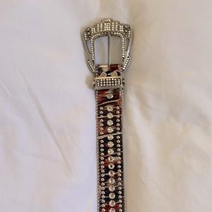 b.b.Simon Savah Crystal Studded Belt